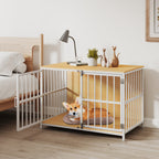 40 Inch Dog Crate Furniture Dog Kennel with Dual Lockable Double Doors