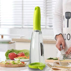 Vegetable Peeler & Shredder with Built-In Peel Catcher – 420 Steel Blade