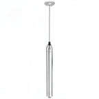 Handheld Electric Milk Frother – Stainless Steel Whisk, Battery-Powered