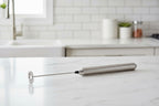Handheld Electric Milk Frother – Stainless Steel Whisk, Battery-Powered