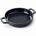Enameled Cast Iron Grill Pan, 11"