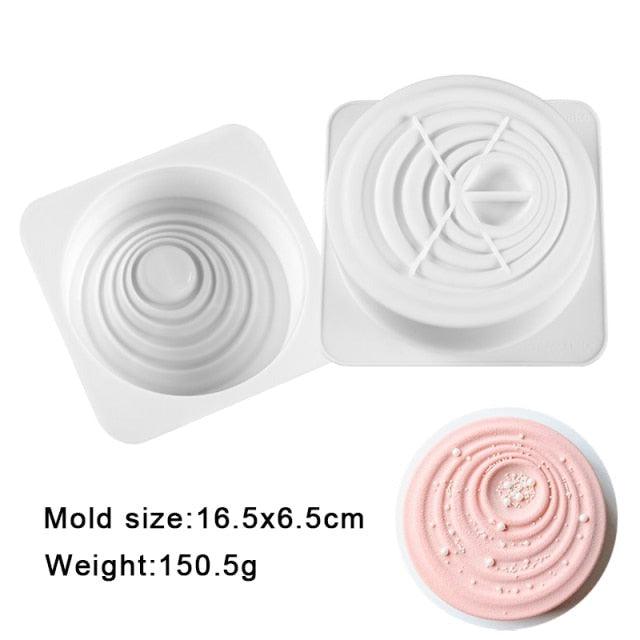 27 Style Silicone Cake Molds Pastry Bakeware Set Non-Stick Mousse Mould Party Dessert Baking Tools Decorating Pan Kitchen Tools Silicone Cupcake Baking Cups Food Grade Non-Stick Silicone Muffin Liners