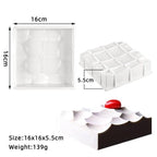 27 Style Silicone Cake Molds Pastry Bakeware Set Non-Stick Mousse Mould Party Dessert Baking Tools Decorating Pan Kitchen Tools Silicone Cupcake Baking Cups Food Grade Non-Stick Silicone Muffin Liners