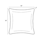 2 Pack Outdoor Throw Pillows, Patio Cushions (18x18 Inch)