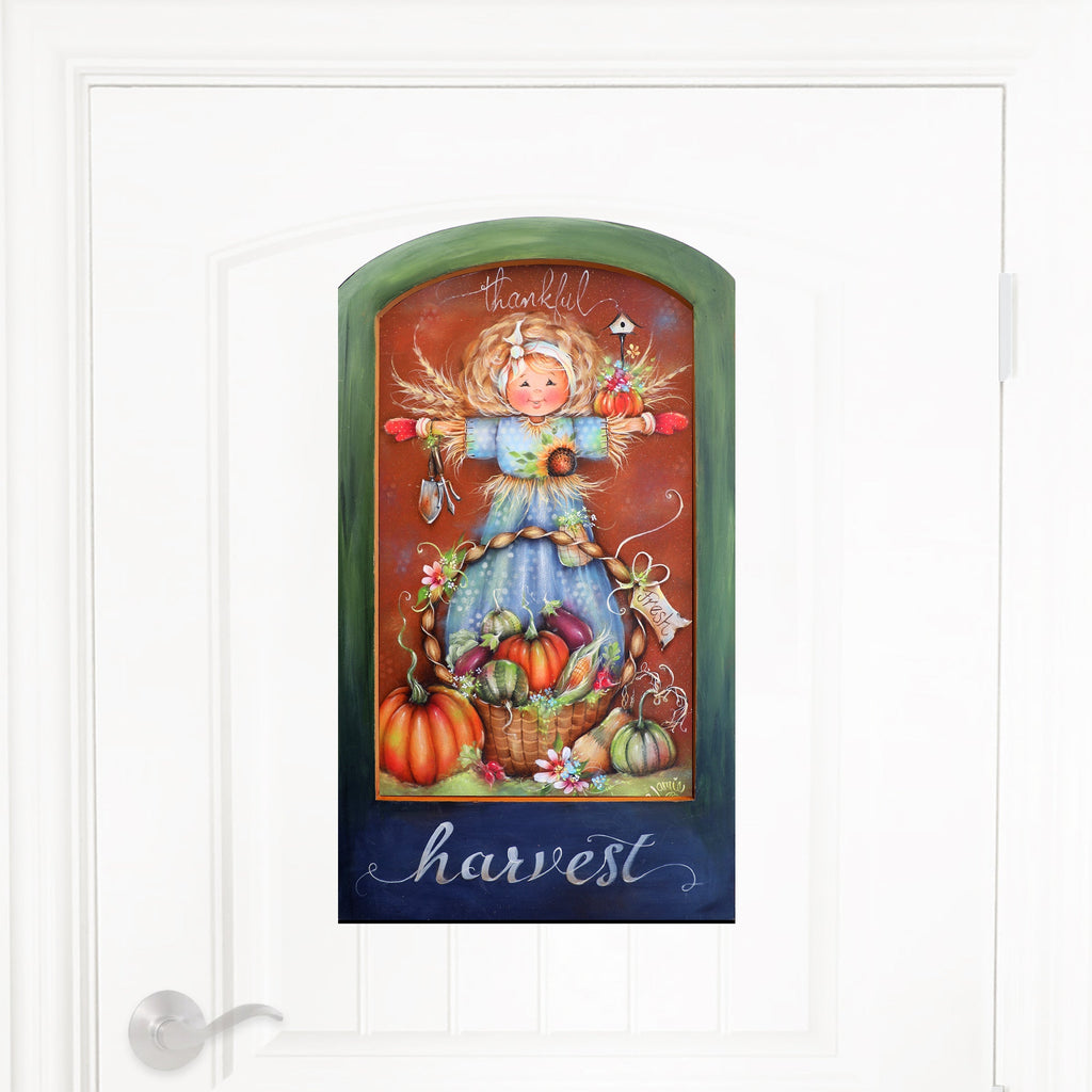 Thankful Harvest Holiday Door Decor by Jamie Mills-Price - Thanksgiving Decor - 8611076H-MP