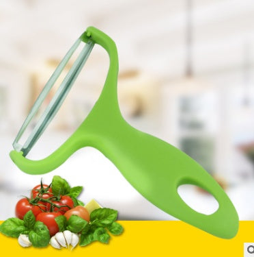 Handheld Vegetable Peeler & Slicer with Stainless Steel Blade