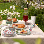 Sinmoe 400 Pcs Spring Plates Napkins Disposable Dinnerware Set Multicolor Bird