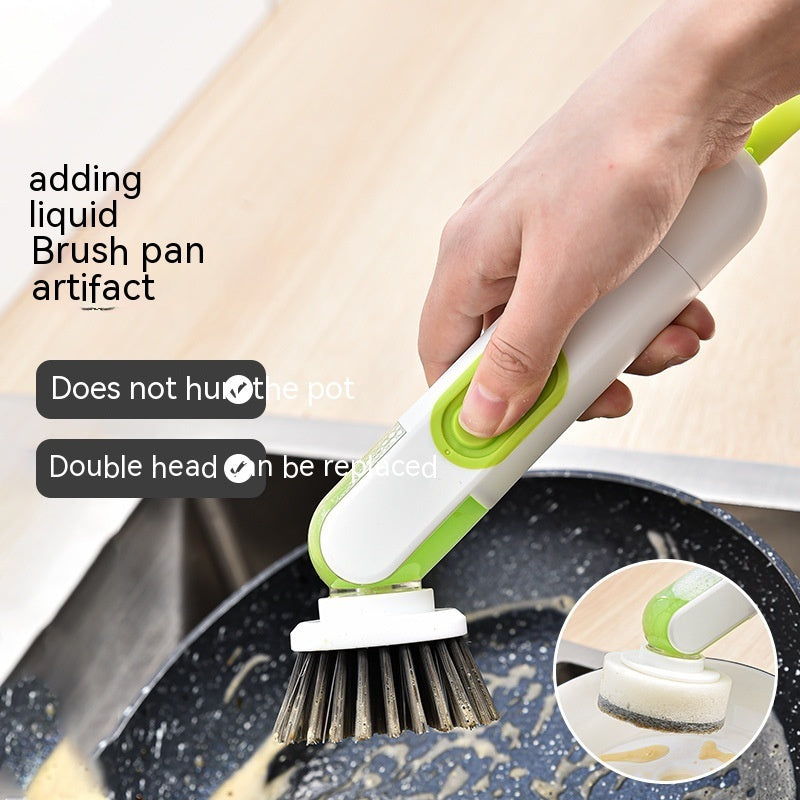 Craftique Dish Brush with Soap Dispenser – Ergonomic Kitchen Scrub Brush