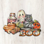 Brunhilda's Broom! Halloween Door Decor by Jamie Mills-Price - Thanksgiving Halloween Decor - 8457411H