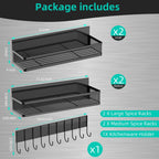 New Magnetic Shelf Moveable Magnetic Fridge Organizer  Rack Seasoning Organizer Spice Rack for Refrigerator