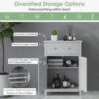 Free Standing Bathroom Storage Cabinet with Large Drawer