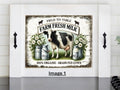 Stove Top Cover-Stove Cover Farm Fresh Milk