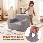 Kids Couch Portable Toddler Sofa with Anti-slip Base