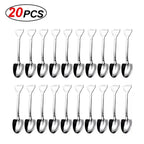 Stainless Steel Dessert Spoon Set | Shaped Spade Scoop for Ice Cream and Fruit