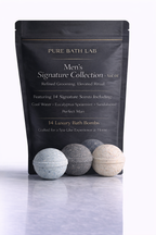 Men’s Luxury Spa Gift Set – 14 Bath Bombs – Signature Scent Collection – Premium Self-Care Kit for Relaxation