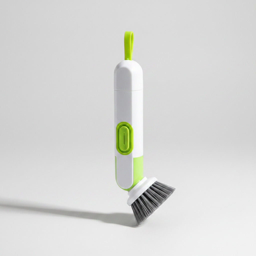 Craftique Dish Brush with Soap Dispenser – Ergonomic Kitchen Scrub Brush
