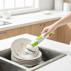 Craftique Dish Brush with Soap Dispenser – Ergonomic Kitchen Scrub Brush
