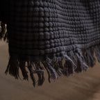 Japanese Four-Layer Muslin Cotton Tassel Throw Blanket