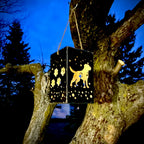 Puppy Cube Steel Hanging Solar Light | 6.5 in. | Pick a Breed