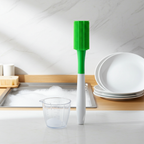 Silicone Cup Brush with PP Handle – Bottle & Glass Cleaner