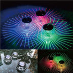 Solar Powered Floating Pond Light Garden Swimming Pool Color Changing LED Lamp